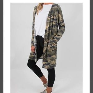 Camo cardigan